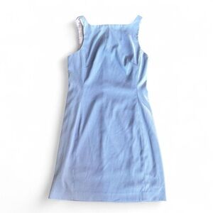 Nicole Miller elegant blue sleeveless mini dress